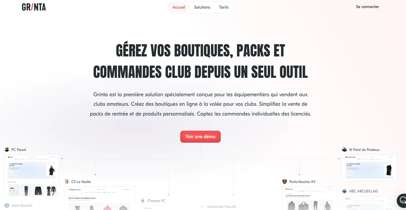 Grinta — sports equipment price comparison tool