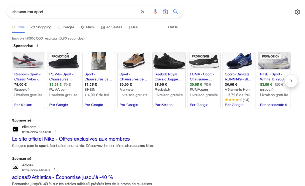 annonce google ads