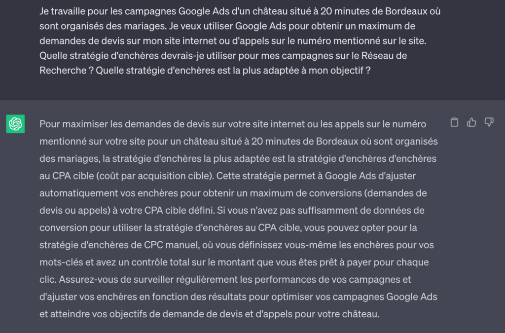 Enchères Google Ads